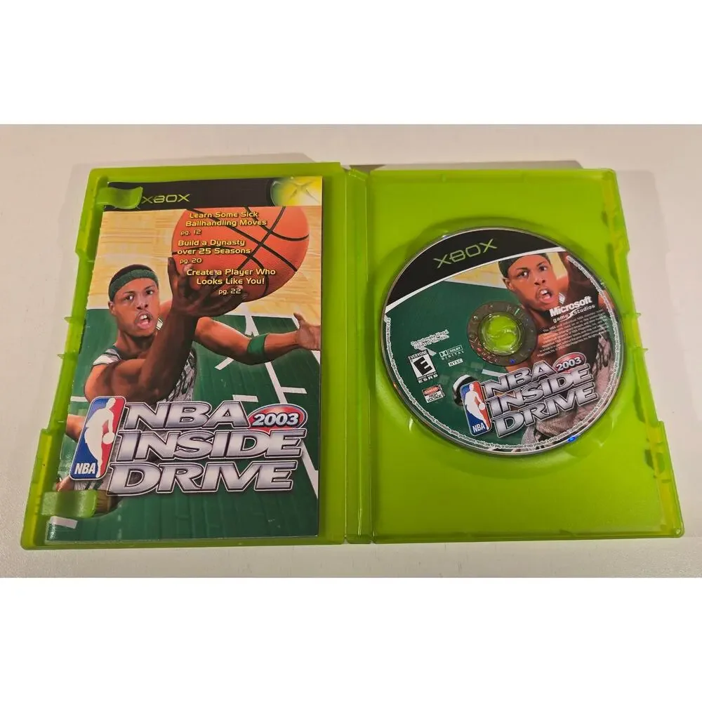 NBA Inside Drive 2002 2003 2004 Original Xbox Game Lot (3) CIB Complete In Box